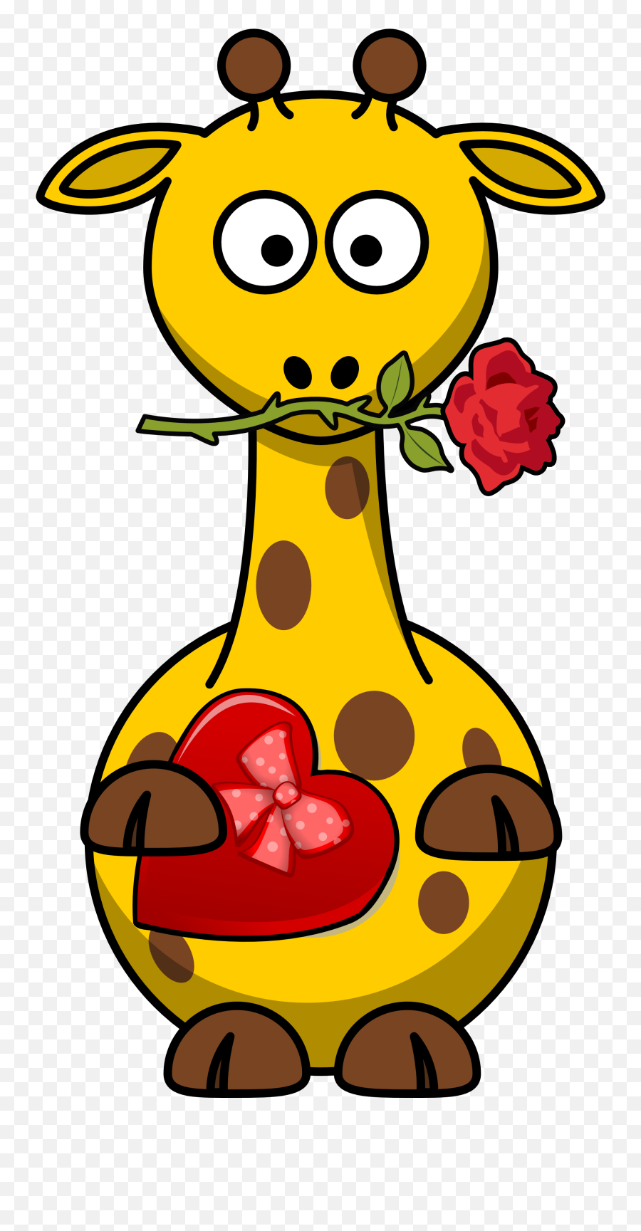 A Giraffe Cartoon Dressed Up In A Fun - Cartoon Giraffe Emoji,Giraffe Emoji
