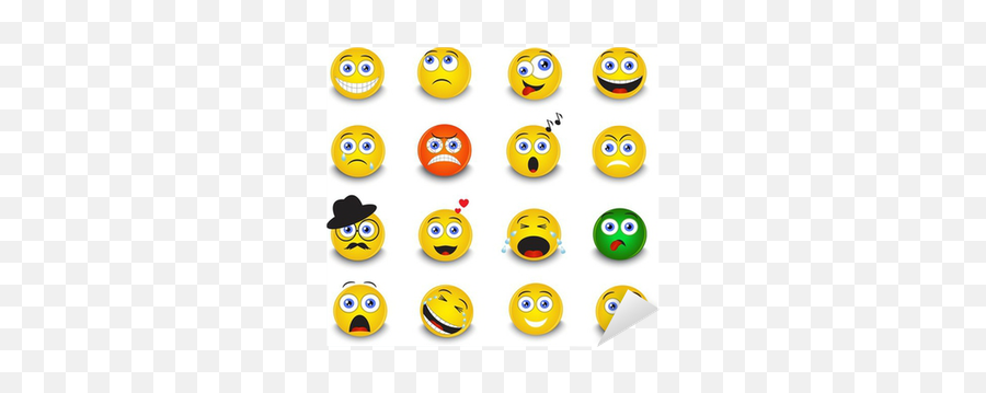 Background Sticker Pixers - Iconos Gestuales Emoji,0-0 Emoticon