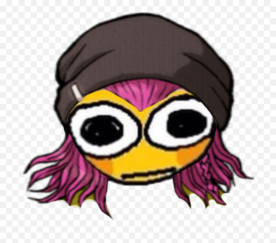 I Edited Sodas Hair On A Cursed Emoji Cuz I Thought It Was - Girly,Danganronpa Emojis Copy And Paste