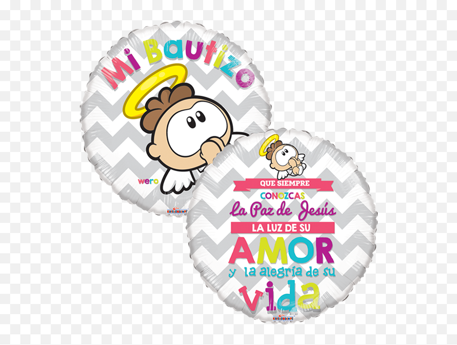 Globilandia - Catalogo De Globos Felicidades Religiosos Globolandia Emoji,Emojis De Angelito