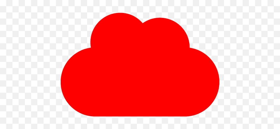Red Cloud 5 Icon - Language Emoji,Cloud With Question Mark Emojis