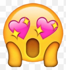 Love Emojis - Pink Heart Eyes Emoji,Drawings Of Heart Emojis