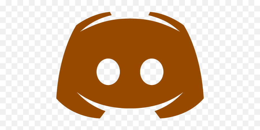 Brown Discord 2 Icon - Free Brown Site Logo Icons Gray Discord Logo Png Emoji,Discord Custom Emojis Transparent