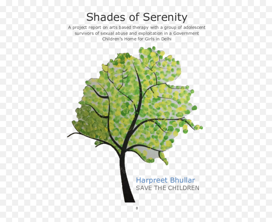 Pdf Shades Of Serenity A Project Report On Arts Based - Language Emoji,B5 S4 Work Emotion