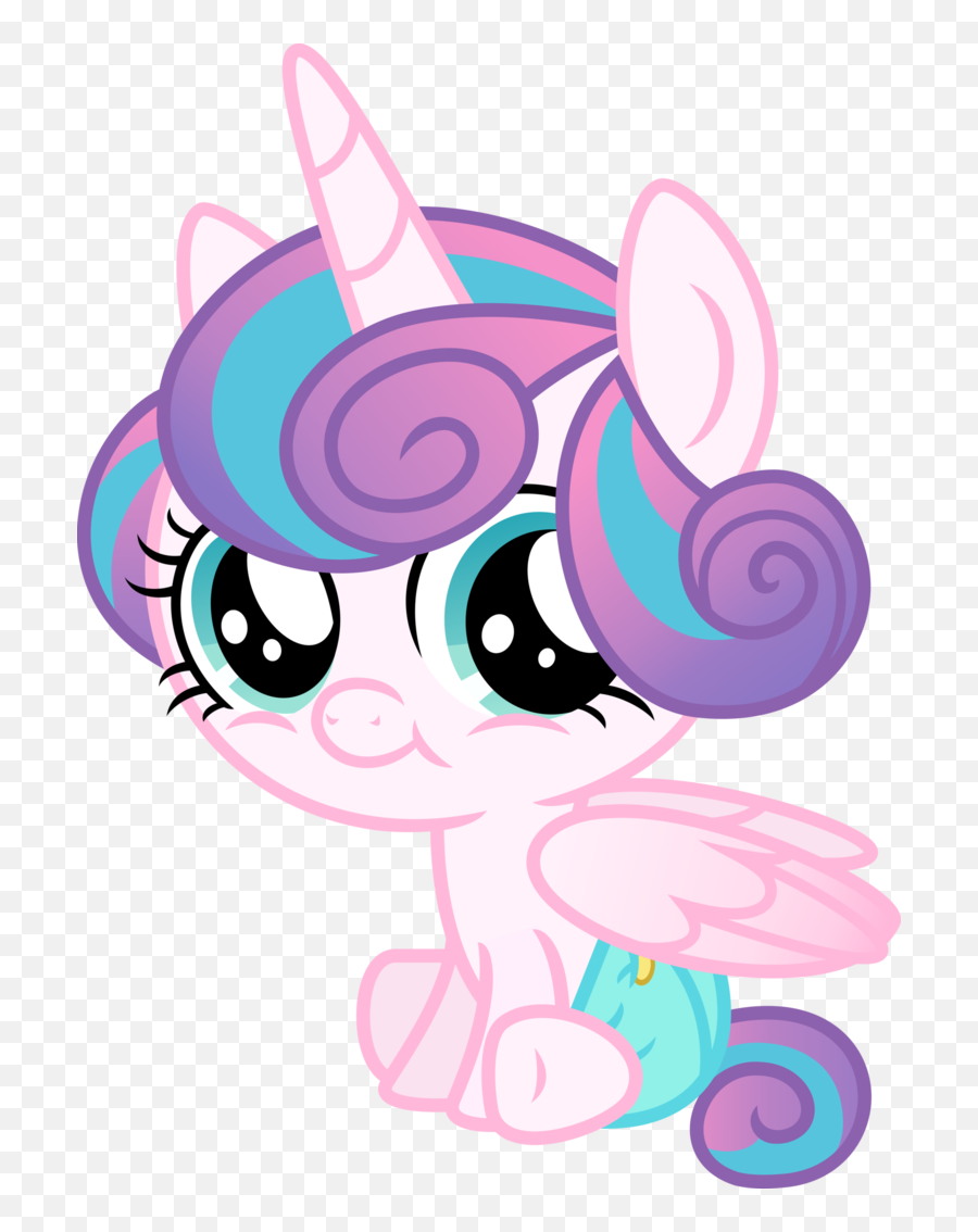 The Most Edited Pony Picsart - My Little Pony Baby Flurry Heart Emoji,Mlp Emoticons For Facebook