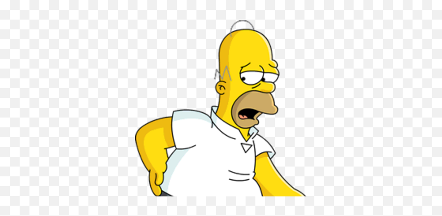 Retired Homer - Fictional Character Emoji,Homer Simpson Bottling Up His Emotions