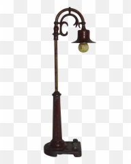 Download Oil Column Light Fixture Lamp - Old Lamp Post Png Emoji,Cast Iron Wizard Emoticon
