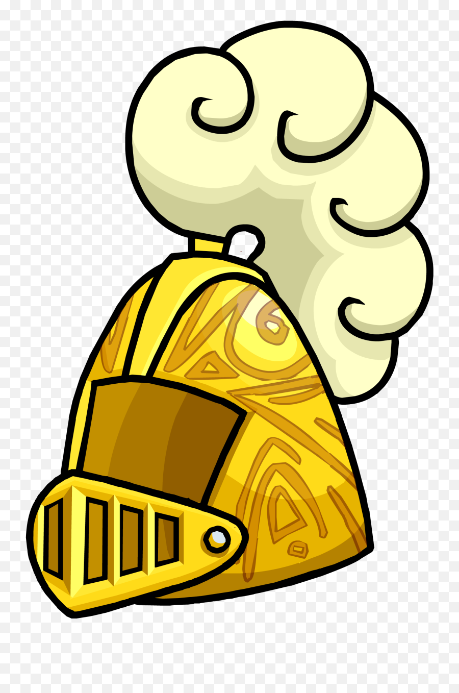 Knight Clipart Hat - Club Penguin Gold Helmet Emoji,Viking Helmet Emoji