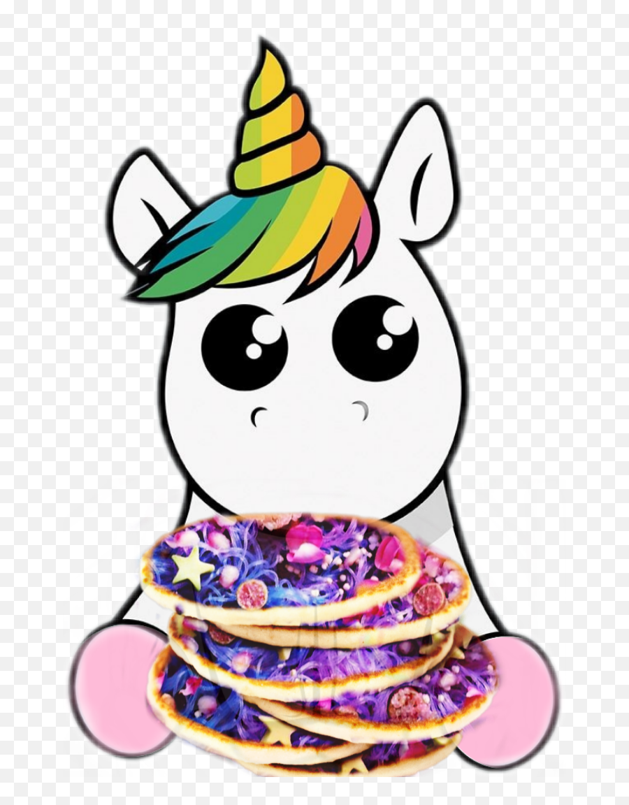 Pancakes Sticker Challenge - Baby Unicorn Emoji,Panquesito Emoji