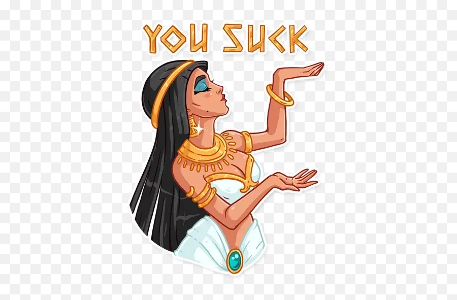 Cleopatra Sticker Pack - Stickers Cloud Emoji,Cleopatra Emoji