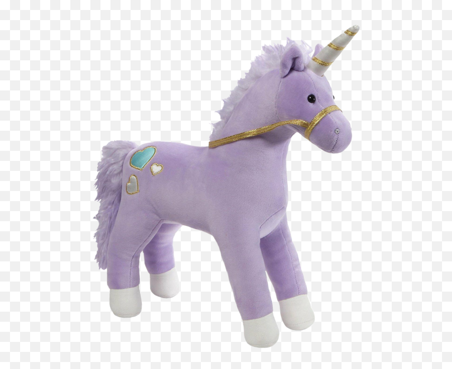 15 Gund Bluebell Purple Unicorn Plush Animal With Unicorn Emoji,Plush Unicorn Emoticon Keychain