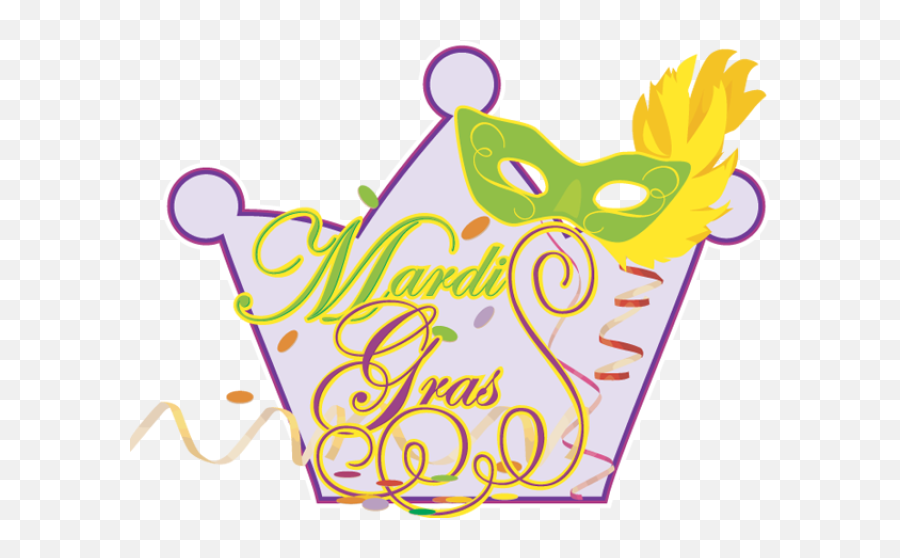 Mardi Gras Clip Art 3 - Clipartix Emoji,Happy Mardi Gras Emojis