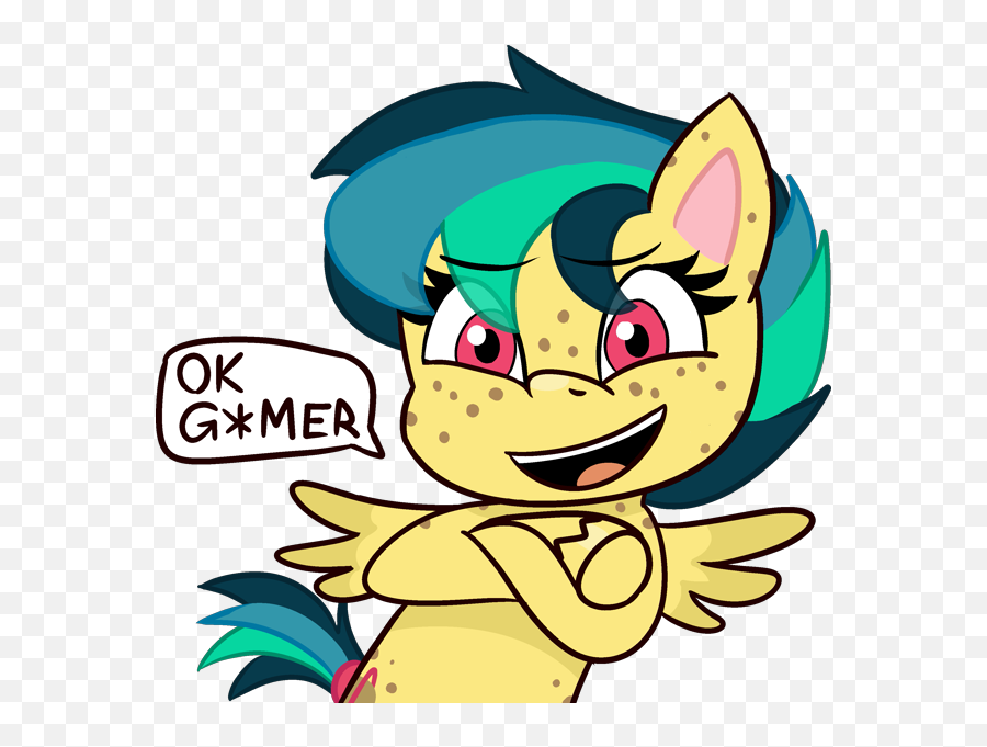 Apogee Pegasus Pony - Fictional Character Emoji,Oc Emotion Meme