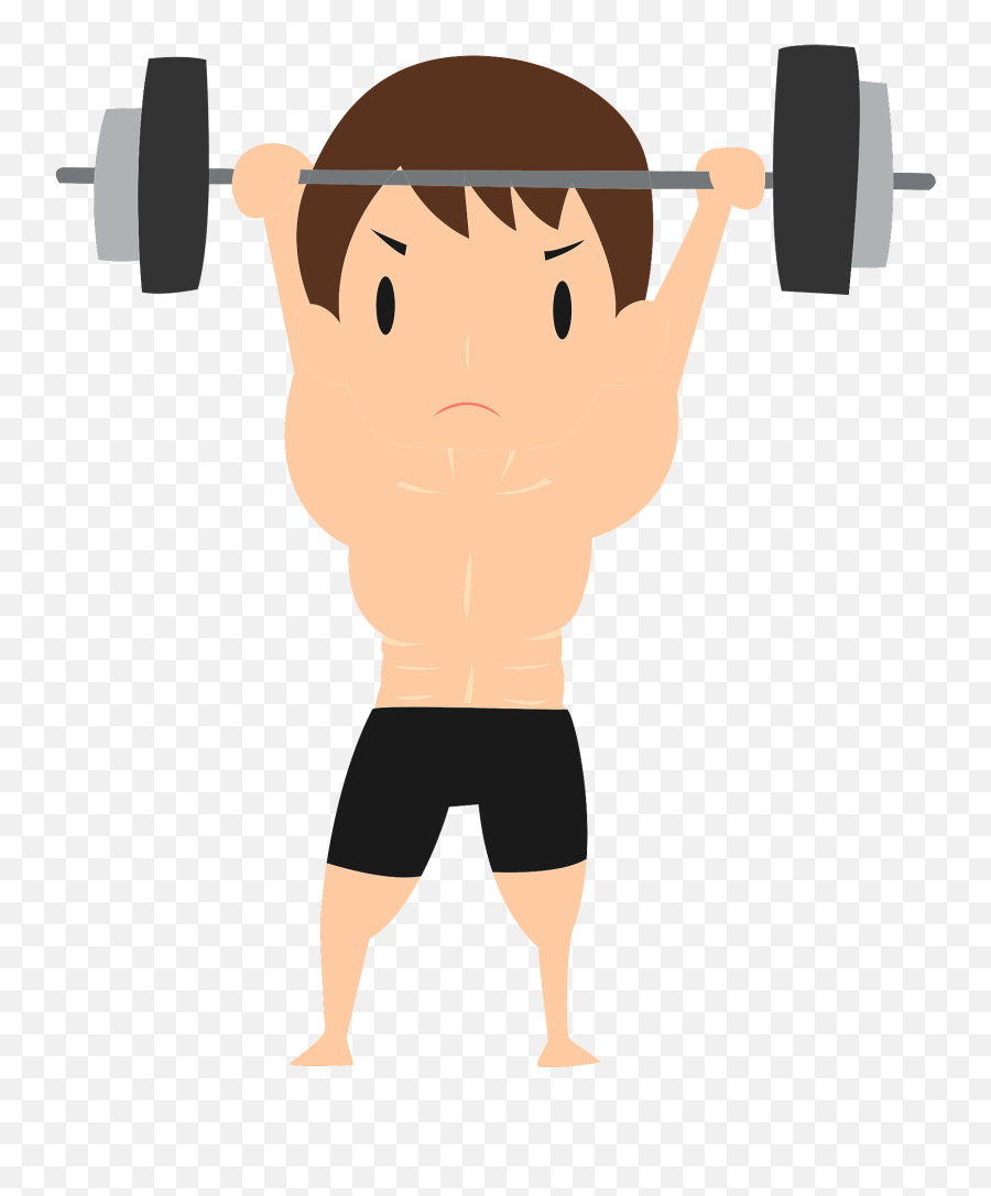 Weightlifting Man Clipart Free Download Transparent Png Emoji,All Emojis Kettlebell