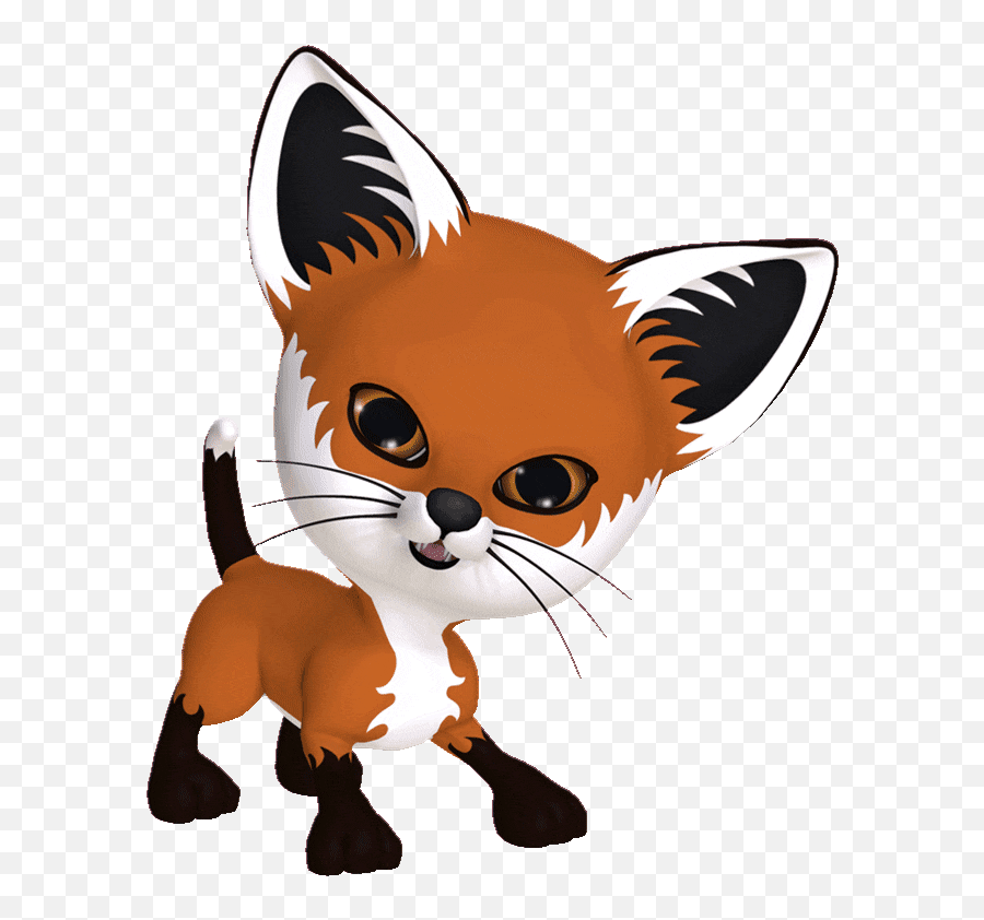Top Fox Tail Stickers For Android Ios - Gif De Animales Animados Sin Fondo Emoji,Fox Emoji Android