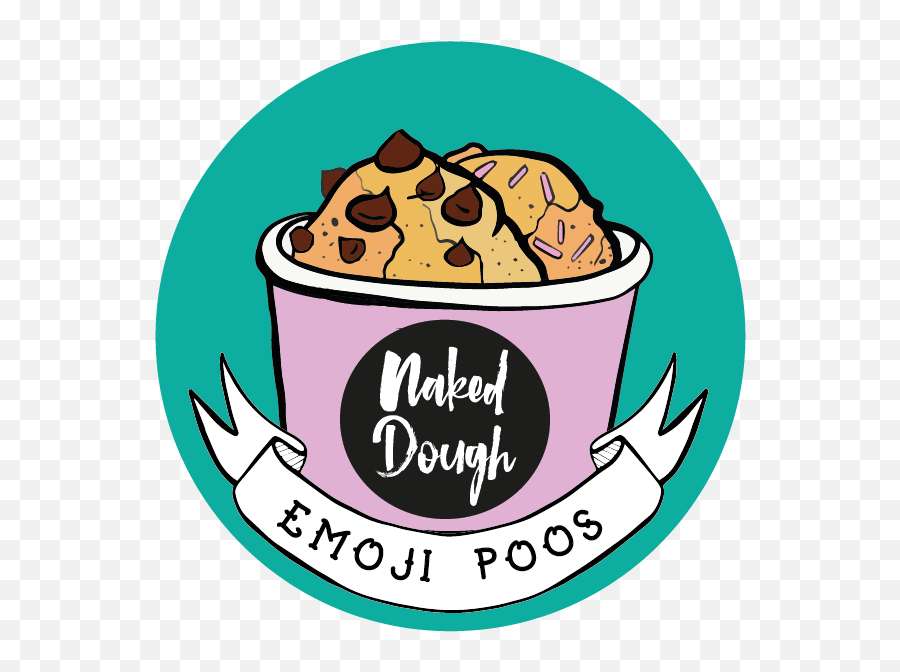Dough Menu Naked Dough Edible Cookie Dough Online Emoji,Cookie Emoji