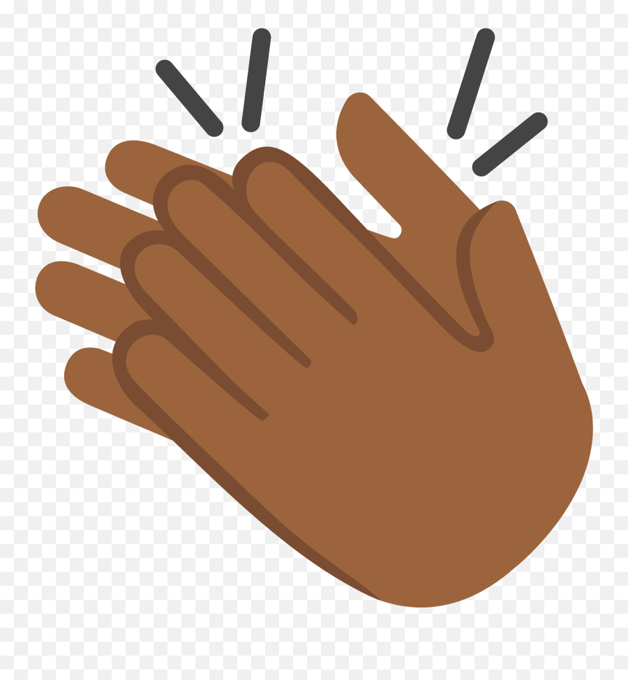 Clapping Png - Clap Emoji Png Download Brown Hands Clapping Hands Transparent Background,Prayer Hands Emoji