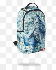 Shark Eat Money Backpack - For Teen Emoji,Emoji Laptop Bag