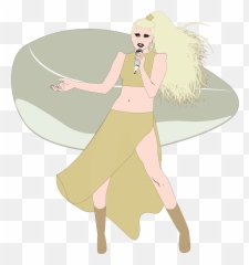 Lady Gaga Infographic - Fictional Character Emoji,Lady Gaga Emoticon