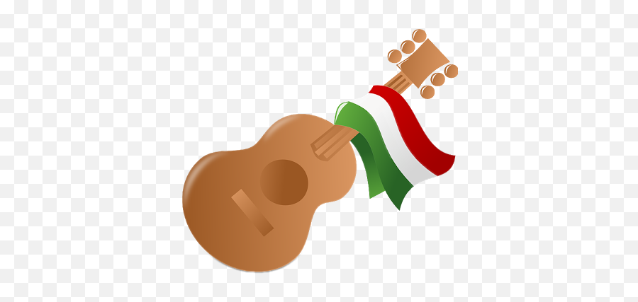 Mexican Guitar Guitarra Sticker By Japónmxdero - Cinco De Mayo Clip Art Emoji,Mexican Flag Emoji