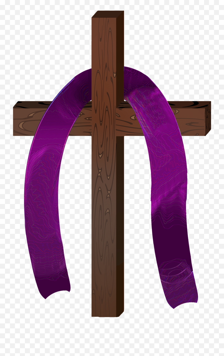 February 2020 Pastor Bob Mink - Holy Week Violet Cross Emoji,Christian Cross Emoticon