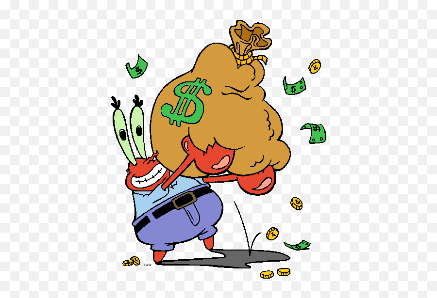 Free Spongebob Cliparts Download Free - Mr Krabs Money Bag Emoji,Spongebob Squarepants Emotions