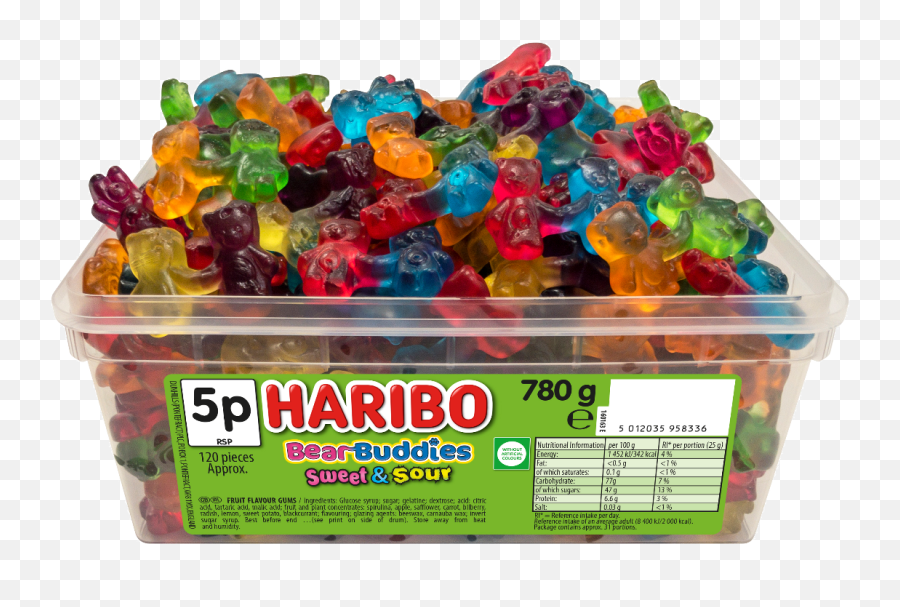 Haribo 5p Bear Buddies Sweet U0026 Sour - Haribo Bear Buddies Sweet And Sour Emoji,Radish Emoji