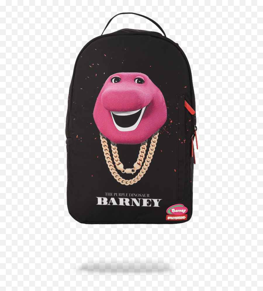 Sprayground Barney Chains - Barney Sprayground Backpack Emoji,Barney Emoticon