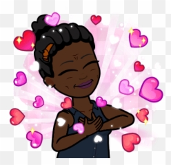 Revolution Blog Revolisyon Kadanse Nou - Love Girl Love Bitmoji Emoji,Emotions De Bonheur Et Joi