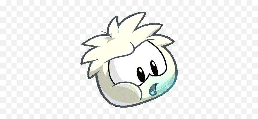 White Puffle - Club Penguin White Puffle Emoji,Ninjutsu Emoji Discord