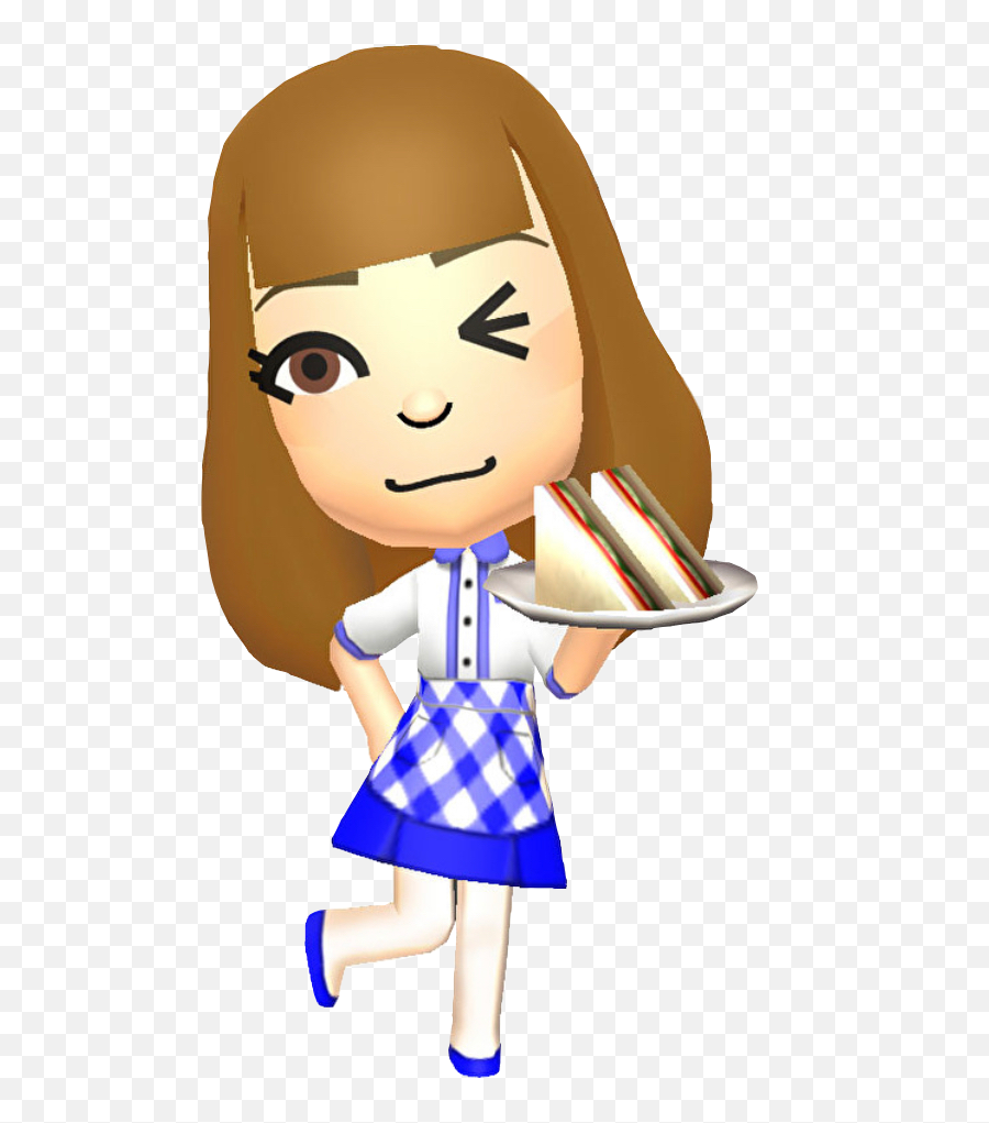 The Most Edited - Waitress Outfit Tomodachi Life Emoji,Miitomo Emoticons