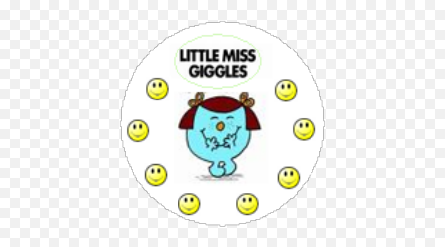 Little Miss Giggles - Roger Hargreaves Little Miss Magic Emoji,Emoticon Giggles