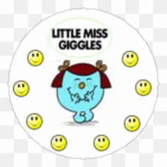 Little Miss Giggles - Roger Hargreaves Little Miss Magic Emoji,Emoticon Giggles