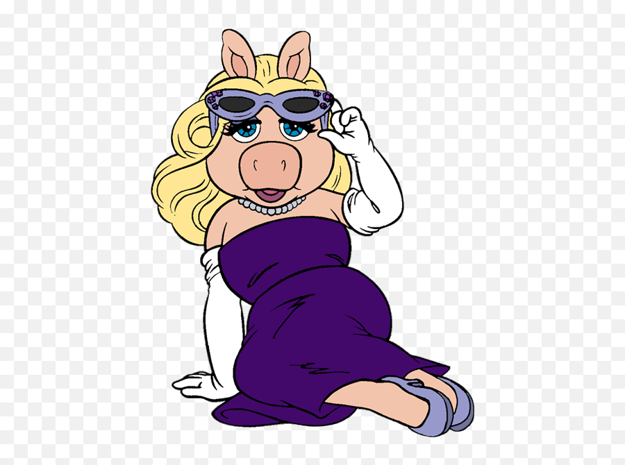 Library Of Miss Piggy Clipart Freeuse Png Files - Disney Miss Piggy Coloring Page Emoji,Muppets Emojis Disney