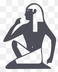 Logosilhouettesymbolrecreationgraphicsiconillustration - Ancient Egypt Icons Png Emoji,Ancient Egyptian Emoticon