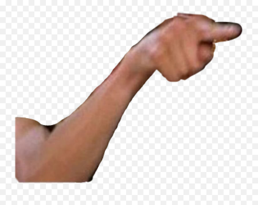 Pointing Finger Arms Arm Sticker By Farstito - Sign Language Emoji,Point Finger Emoji No Background