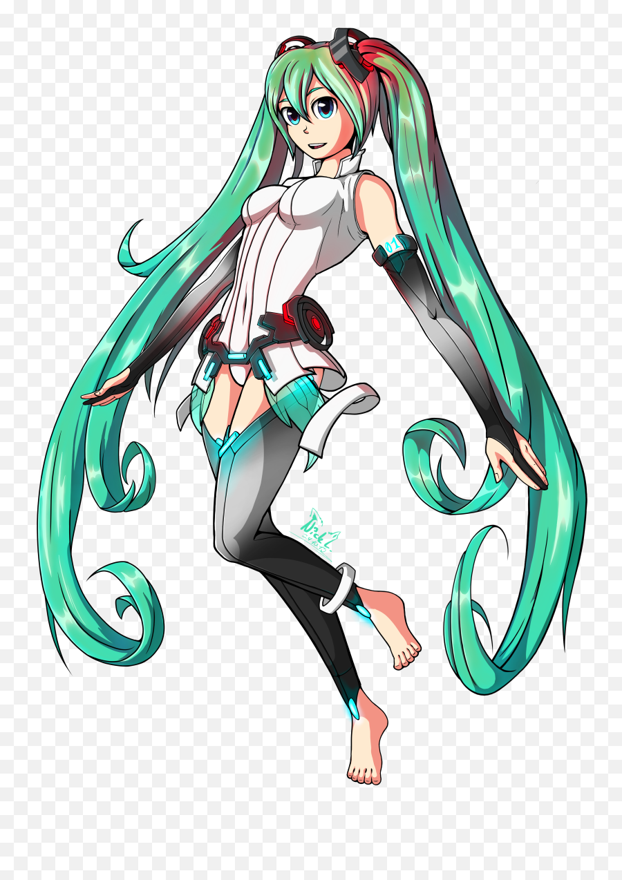 Hatsune Miku Append Design - Hatsune Miku Append Emoji,Miku Miku Dance Emotion Run