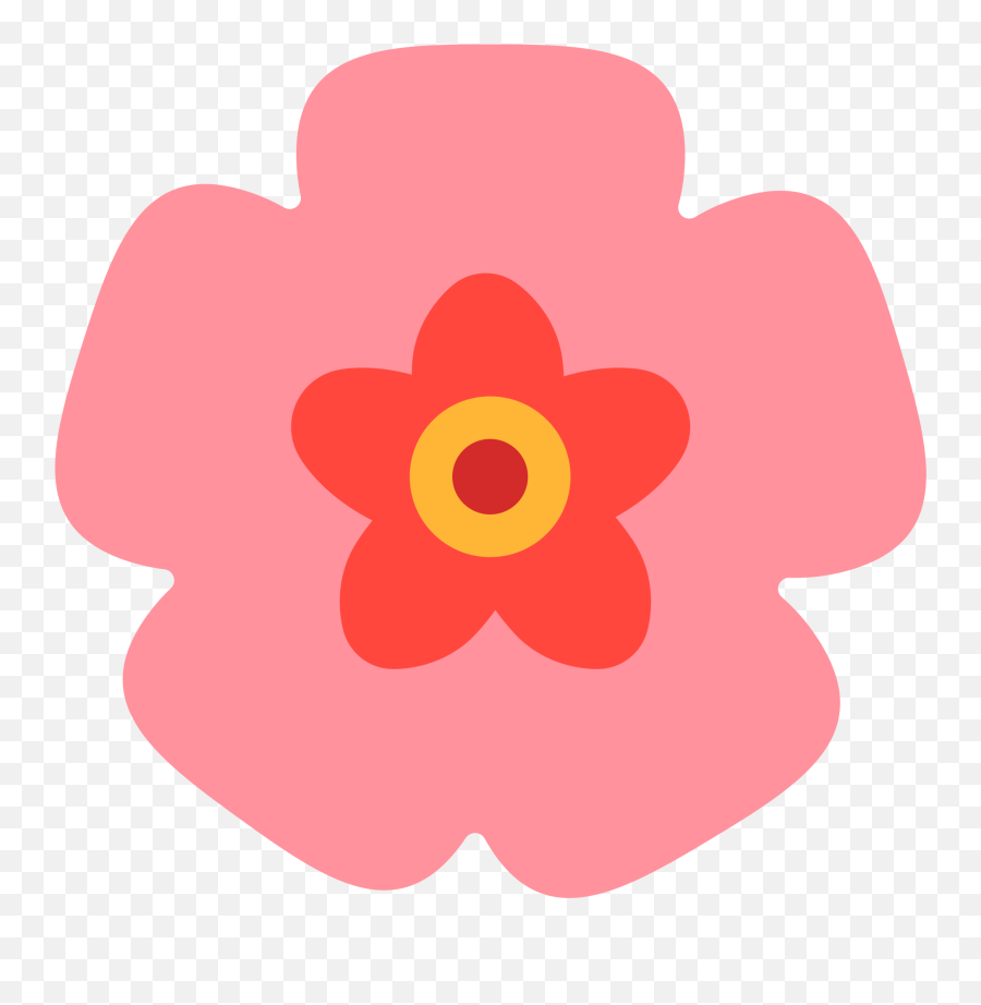 Download File Fxemoji Wikimedia Commons - Mozilla Flower Emoji,Pink Flower Emoji
