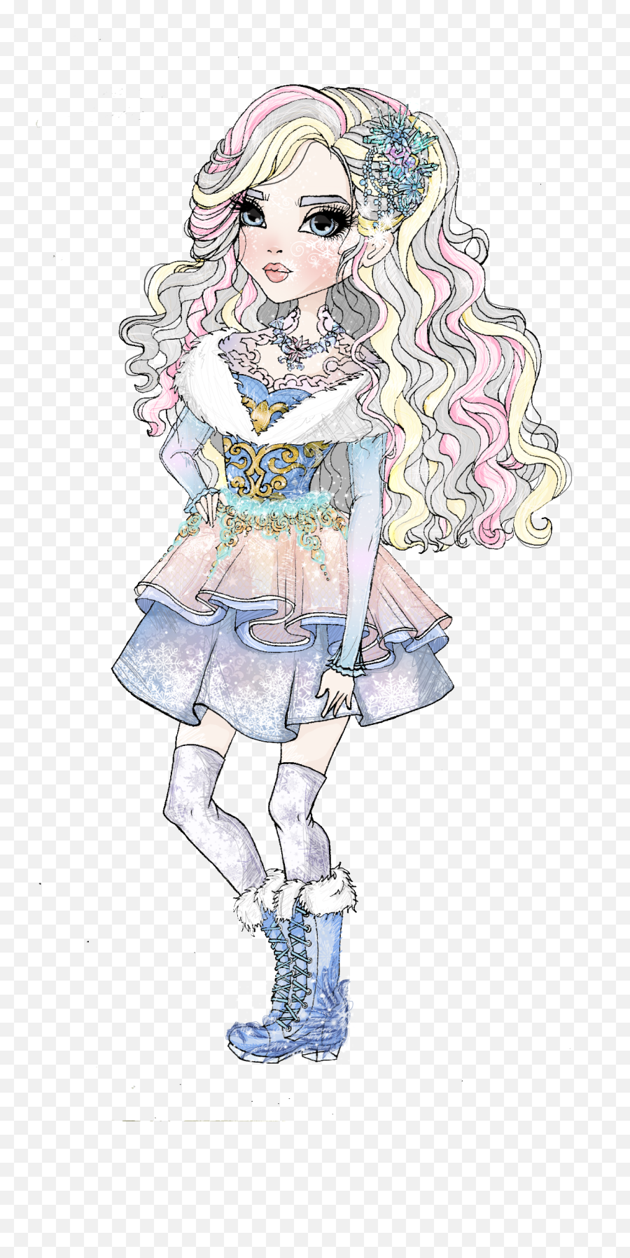 Edelle Winter Ever After High Fandom Wiki Fandom - Girly Emoji,Capricorn Women Hide Emotions