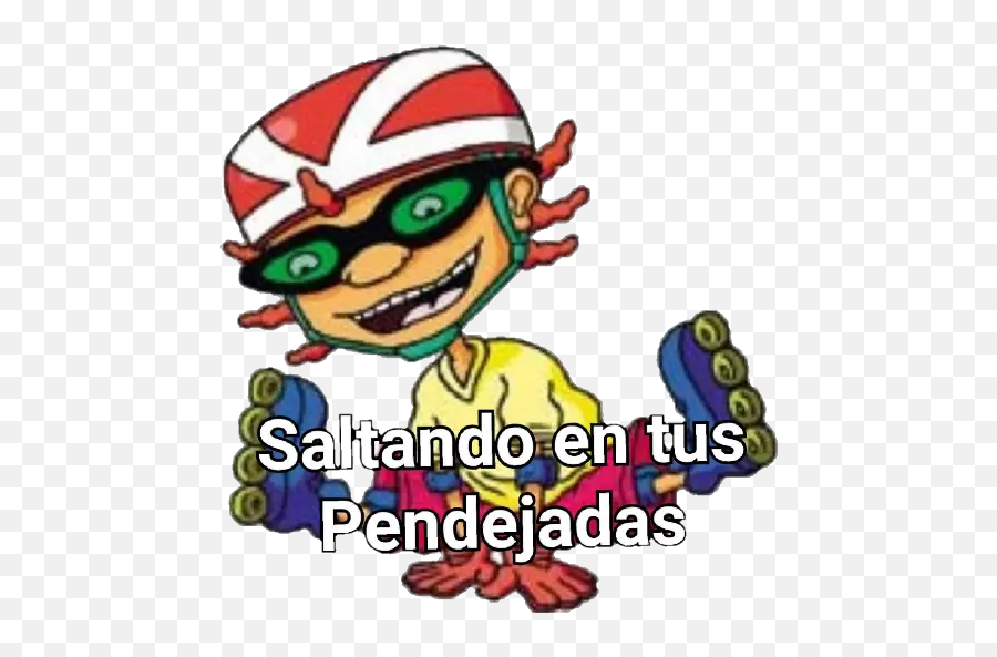 Rocket Power Stickers For Whatsapp - Rocket Power Stickers Whatsapp Emoji,Didi Gregorius Team Emojis 2019