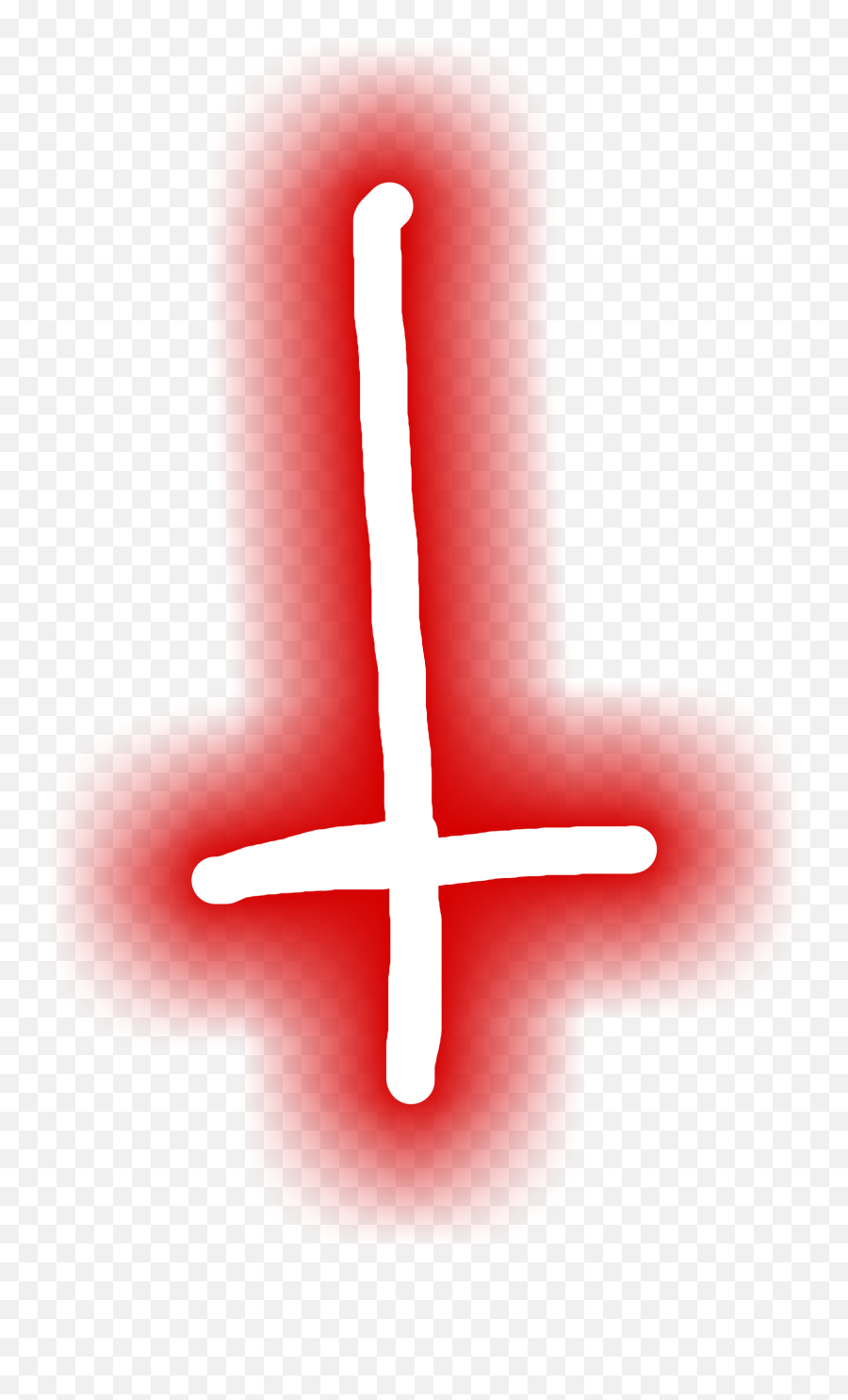 The Most Edited Cross Picsart - Vertical Emoji,Circle With Upside Down Cross Emoji