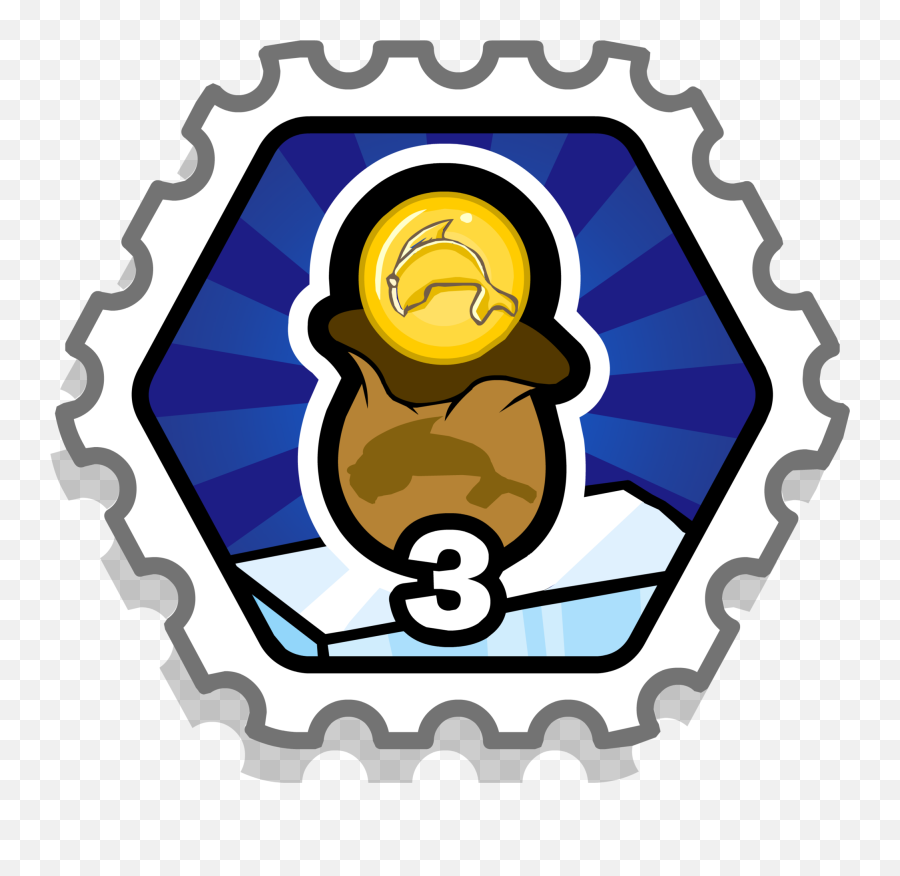 3 Coin Bags Stamp Puffle Rescue Club Penguin Wiki Fandom - Dojo Stamps Club Penguin Emoji,Cpr Emojis