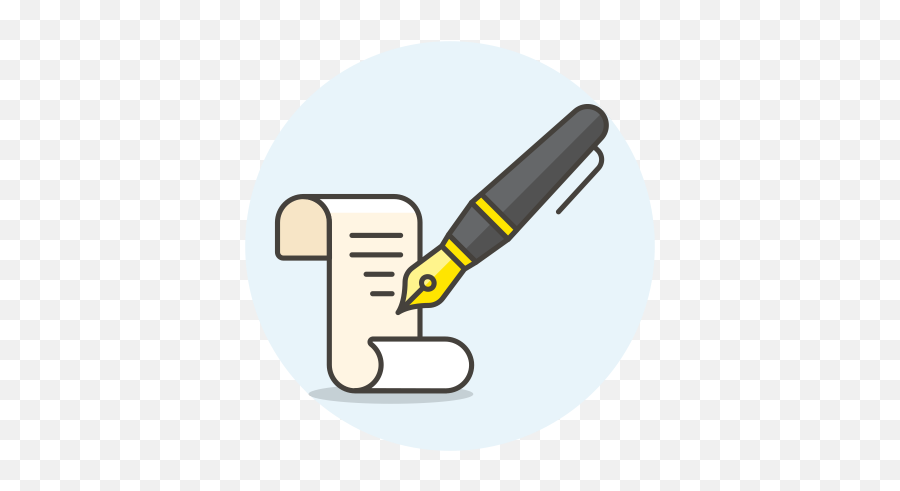 Write Paper Ink Icon - Tinta Y Papel Png Emoji,Iphone Emojis Transparent Pnjs