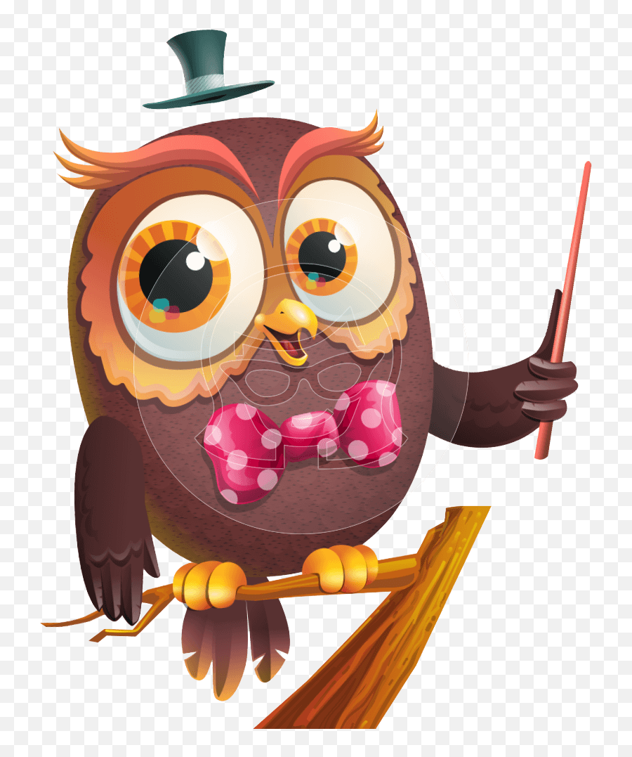 Owl Cartoon - Costume Hat Emoji,Owl Emotion Vectors