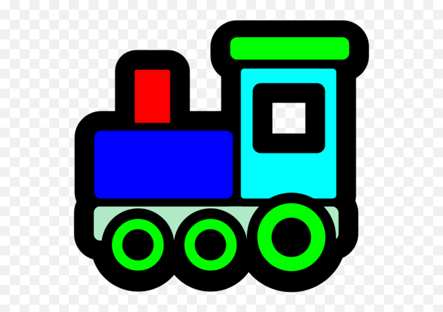 Smokey The Bear Color Sheet - Toy Train Clipart Png Emoji,Smokey The Bear Emoticon