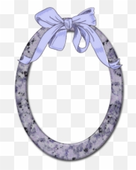 Mq Purple Ribbon Frame Frames Sticker By Marras - Horseshoe Emoji,Purple Ribbon Emoji