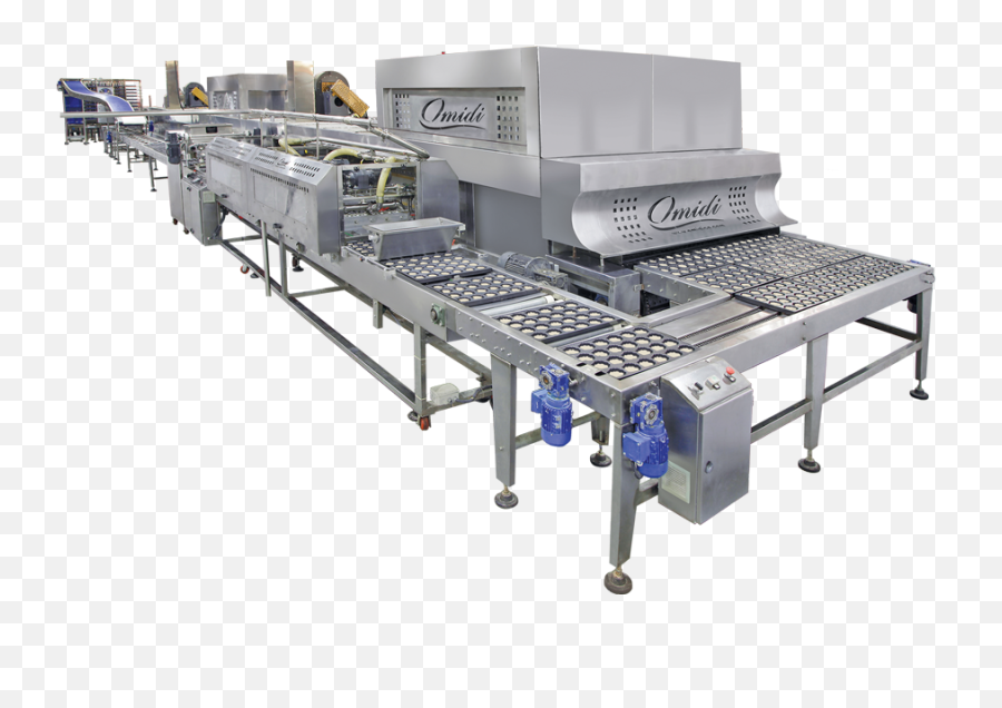 Full Automatic Line Of Cup Cake Machinery - Omidi Industrial Production Line Emoji,Chase Emoji Cake