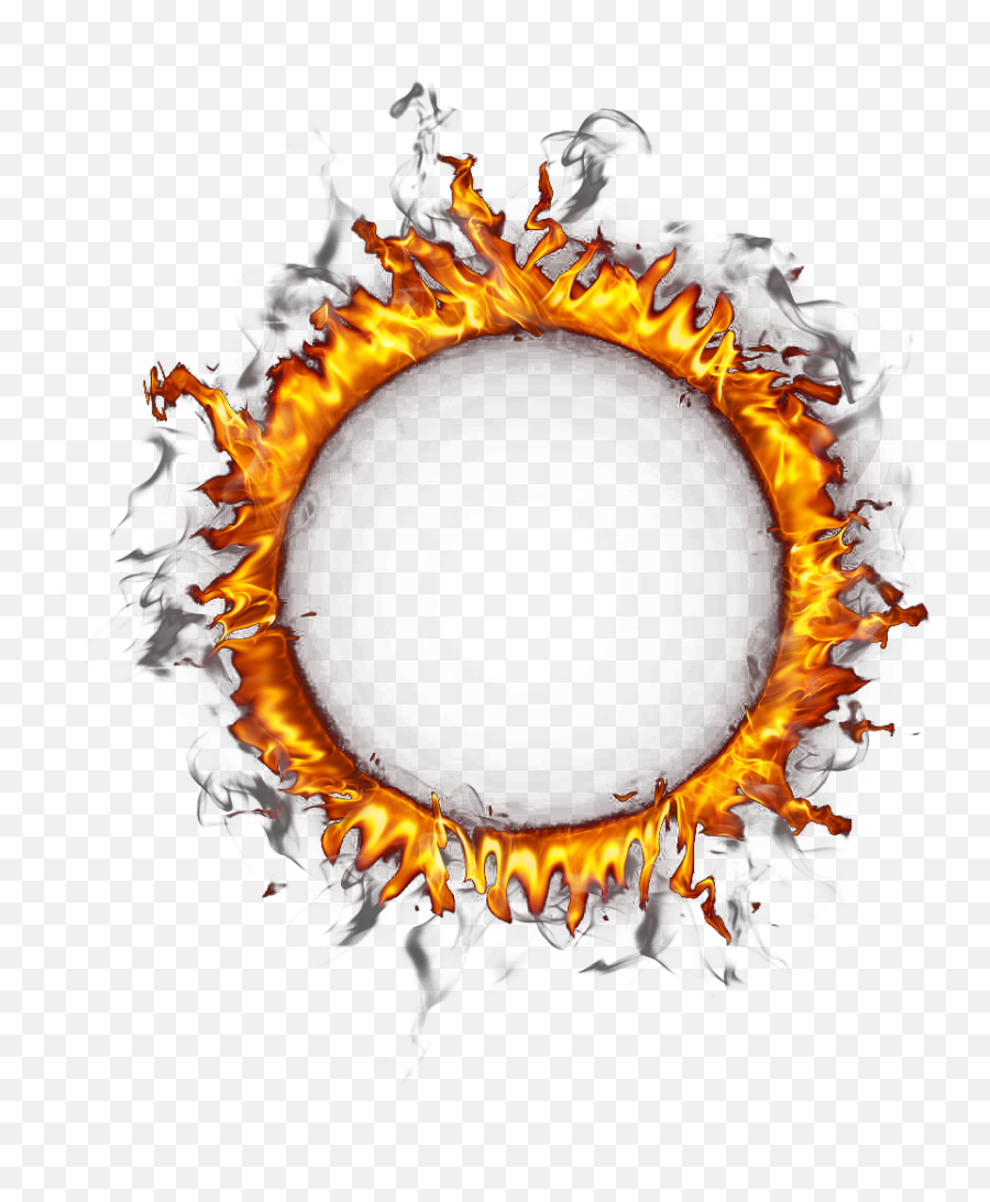 Fire Flame Circle Transparent Png - Yourpngcom Transparent Fire Circle Emoji,Cartoon Transparent Background Fire Flame Emoji