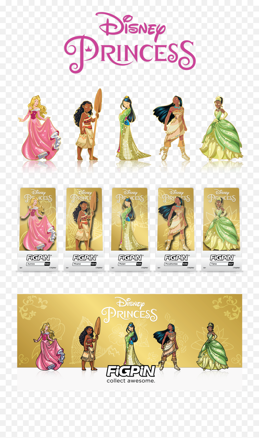 Disney Princesses Deluxe Box Set 2021 - Figpin Disney Princess Set Emoji,Game For Emotion Are U In Disney Princess