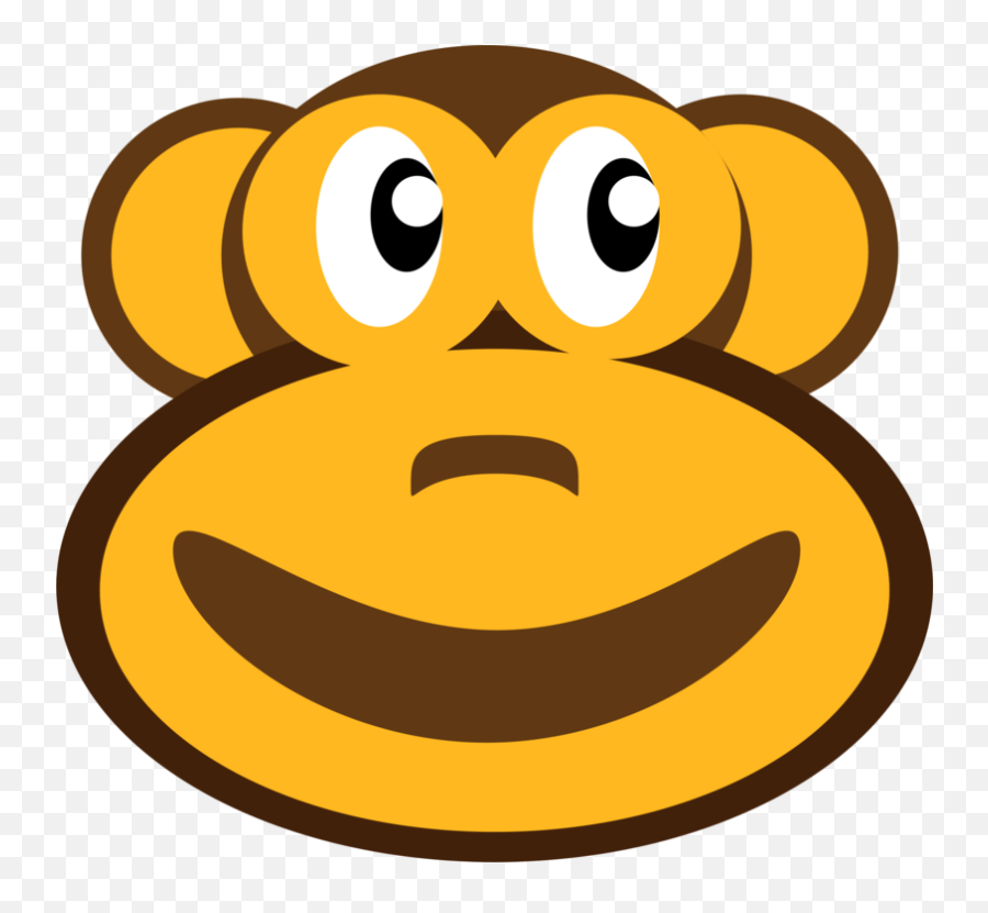 Emoticonsmileyyellow Png Clipart - Royalty Free Svg Png Monkey Emoji,Monkey Emoticon Png